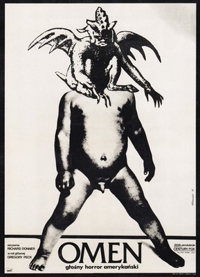 The Omen (1976) - Mini Filmplakat/Buchausschnitt