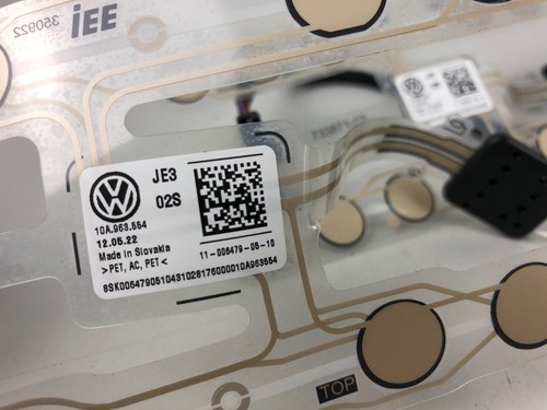 Volkswagen ID.3 2022 Rear Seat Occupancy Sensor Set /W Wires 10A963554 - Picture 13 of 15