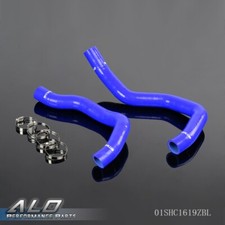 Fit For 89-94 Nissan 240SX KA24DE S13 Silicone Radiator Hose+Clamps Kit Blue