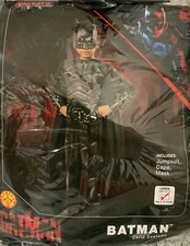    Rubies Child's The Batman Costume Jumpsuit Cape Mask Size Large 10-12 