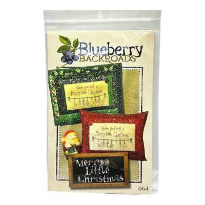 Blueberry Backroads | MERRY LITTLE CHRISTMAS | Quilted Wall Hanging / Pillow