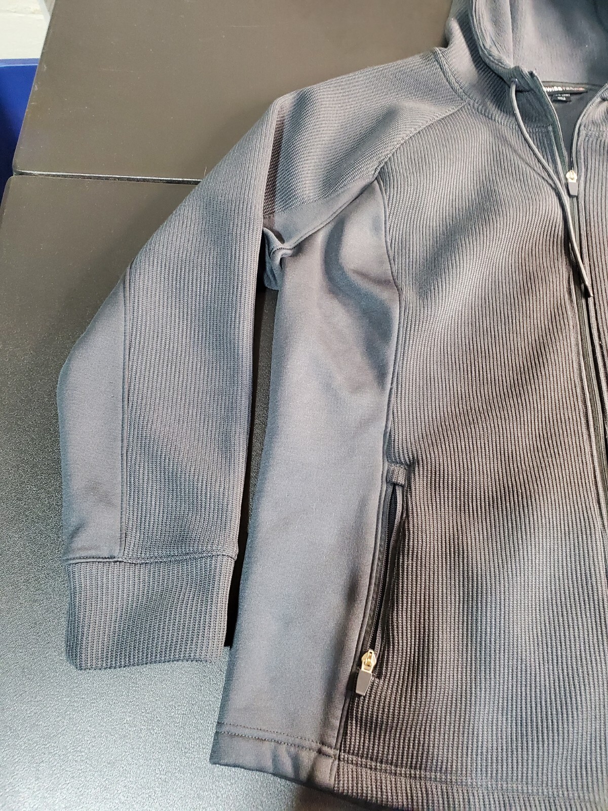 SwissTech Jacket Softshell Greystone Colored Zip … - image 7