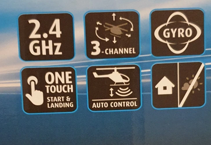 REVELL CONTROL Interceptor RC Helicopter 3Channel Indoor Helicopter NEW OPEN BOX - Image 4 of 4