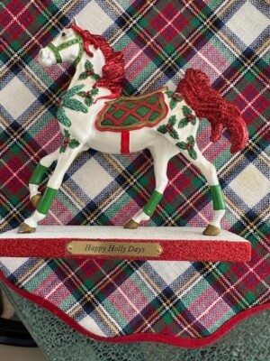 ENESCO TRAIL OF PAINTED PONIES HAPPY HOLLY DAYS*** 1E/0472**2022***NEW