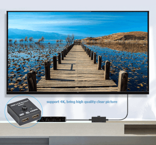 Interruptor de cable HDMI 2.0 4K bidireccional conmutador concentrador divisor HDCP 2x1 1x2 entrada salida - Imagen 11 de 11