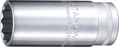 02020015 Extra Deep Bi-Hex Socket No. 46, Size 15mm, 12-point, 3/8 inch Drive...