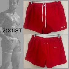 2xist Swim Trunks Medium Gently worn 100% polyester 30-35" waist 4" inseam
