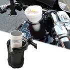 1" Handlebar Drink Cup Holder Bracket For Harley Touring Road King Electra Glide