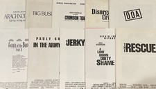 Original 1980s & 1990s Movie Press Kits w/ One B&W Photo Each — You Pick! $5