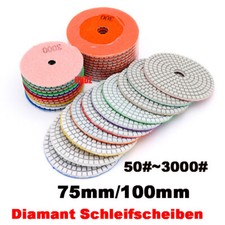 Dischi abrasivi diamantati 75 mm/100 mm dischi per lucidatura marmo tampone diamantato tamponi abrasivi
