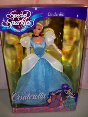 Disney Special Sparkles Cinderella Doll NRFB #12988 Read , box not perfect