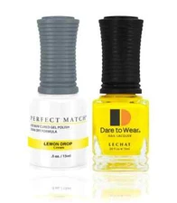 LeChat Perfect Match UV Gel + Nail Polish - PMS118 Lemon Drop