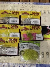 7X Mix Lot Strike King Panfish Mr Crappie Curly Tail Grub Fishing Lures