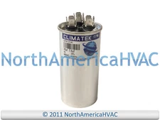 Climatek Motor Run Capacitor 35+7.5 uF MFD 440 Volt Round Fits Goodman D6789062