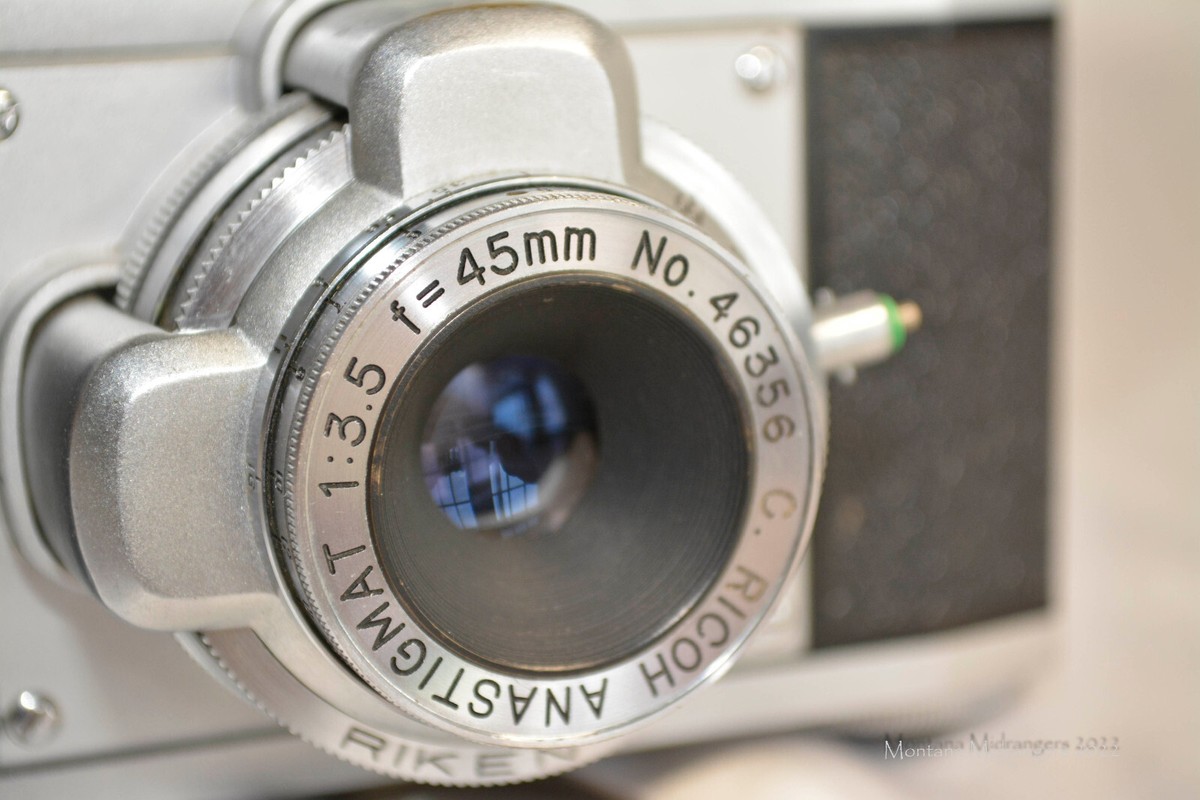 Ricolet By Ricoh 35mm Film Camera Anastigmat 1:3.5 45mm Made
