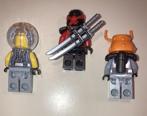 LEGO Minifigura Ninjago Tiburón Ejército Matones / Jalea / Puffer / Crusty / Kai 70611 - Imagen 2 de 2