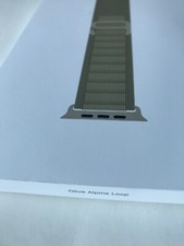 NEW in box Original OEM Apple Watch 44MM 45MM 46MM 49mm band Olive Alpine Loop M