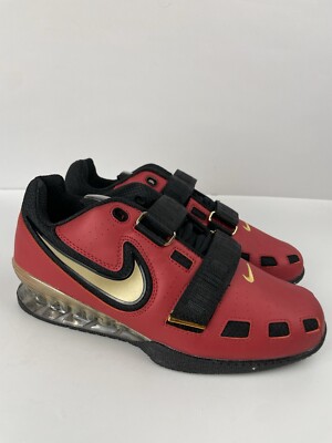 NIKE ROMALEOS 2 WEIGHTLIFTING SHOES RED GOLD BLACK 476927  display picture 2