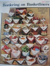 GraphIt Arts 012 BORDERING ON BASKETLINERS 1988 cross stitch 12pg booklet