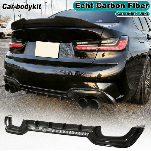 Difusor trasero de carbono difusor trasero para BMW Serie 3 G20 G28 con paquete M 2019-20 - Imagen 1 de 14