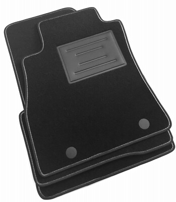 Tappetini Auto ASC In Moquette Per Nissan Juke I Serie (2010-2019), 4 Pezzi, Battitacco In Gomma E Bordo Antiscivolo