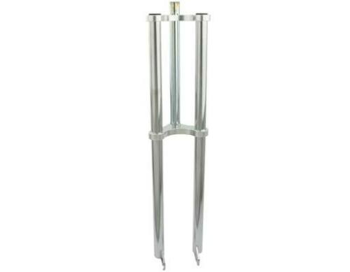 26" Triple Tree Bike Bicycle Chopper Fork 1 1/8" Threadless 30" Long Chrome - Picture 1 of 1
