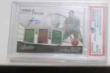JAYSON TATUM 2017-18 PANINI ABSOLUTE TOOLS OF THE TRADE ROOKIE AUTO CELTICS /199