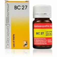 Dr Reckeweg BC 27 Tablet Bio-Combination Erection loss Early ejection debility 