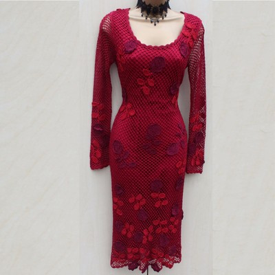 karen millen crochet dress