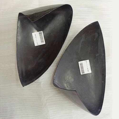 2X For Porsche Cayenne 958 11-14 Carbon Fiber Side View Mirror Cover Cap Overlay - Picture 7 of 11