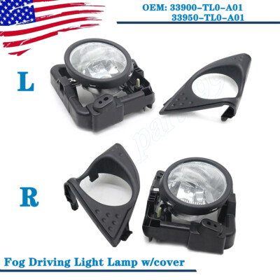 Fog Assembly Pair Of Front Fog Light Assemblies (Left &amp; Right) For