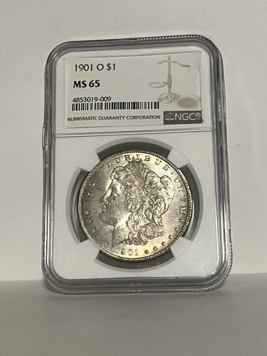 1901 - O  Morgan Silver Dollar  NGC  MS65 BU