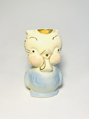 Shawnee Pottery Blue Bird Pitcher 1950 s Mid-Century Modern, Vintage