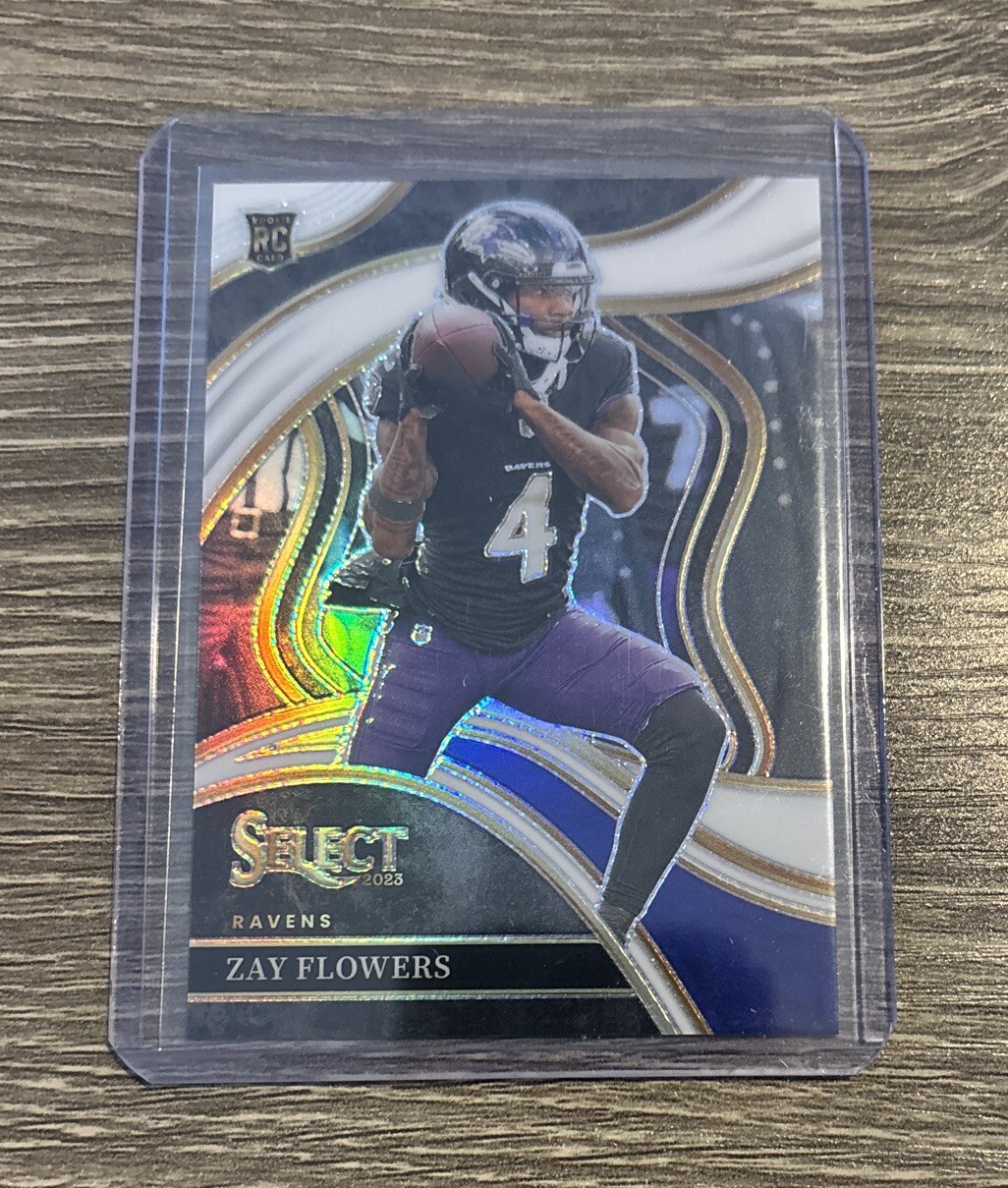 2023 Panini Select - Zay Flowers Rookie Club Level White /35 (RC) - Ravens