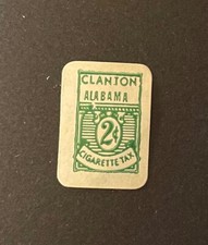 Alabama Municipal Revenue - City of Clanton - 2 cents CigaretteTax - used - AL