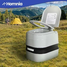 6.3 Gallon Portable Toilet 24L RV Camping Commode Porta Potty Paper & Detergent