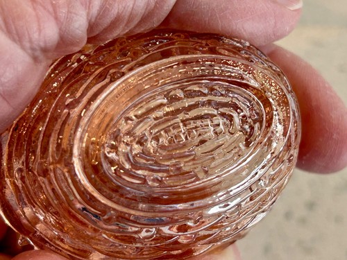 Hen on Nest Basket Trinket Box Salt Cellar Lot- Hazel Atlas Milk Glass Mini - Picture 17 of 19