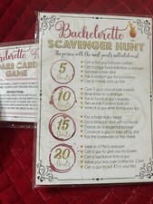 Bride Bachelorette Party Games Slash Crown Veil Tattoos Banner7 Pc Set