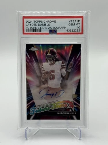2024 Topps Chrome - Future Stars Autographs Jayden Daniels #FSA-JD (AU, RC)