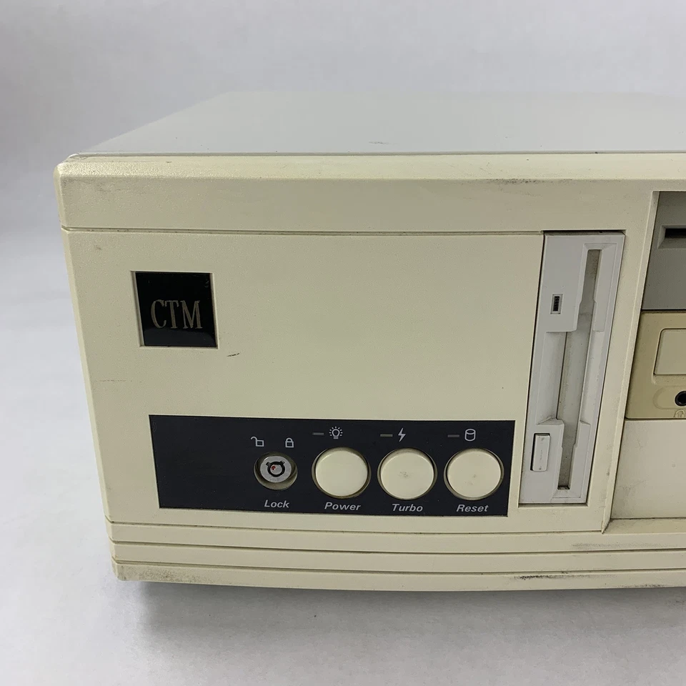 CTM Vintage Computer Desktop Barebones Case w/ Power Supply - Image 3 of 4