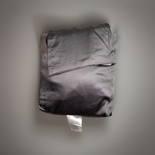 Threshold 320TC Satin 1 Fitted Sheet Cooling TENCEL Lyocell Charcoal 320tc