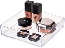 Decorative Countertop Vanity Tray Organizer for Bathroom Bedroom Closet