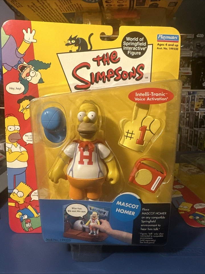 Lote de 10 figuras nuevas Playmates Toys The Simpsons Family World of Springfield Foto 3 de 4