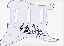 LOS LONELY BOYS SIGNED AUTOGRAPH STRAT GUITAR PICKGUARD ACOA GARZA BROTHERS 