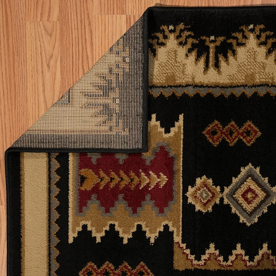 Alfombra de área Black Patchwork Lines United Weavers 750-01870 - abril 7' 10" x 10' 6" Foto 2 de 4