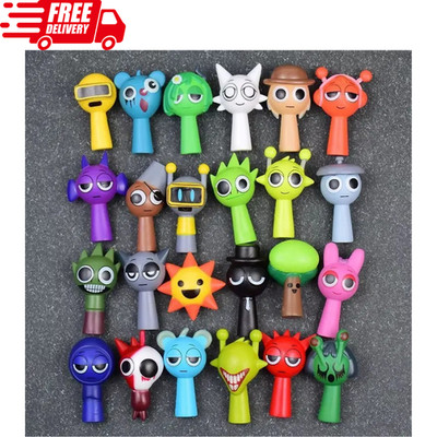 24pcs set Sprunki Model Toy Game Action Figures Toy Birthday Gift