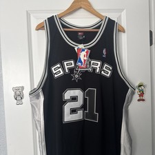 Vintage Tim Duncan San Antonio Spurs Nike Jersey 52 XXL NWT (100% Authentic)