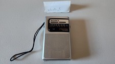 Sony Portable FM/AM Transistor Pocket Radio Silver ICF-S10MK2 Tested  Working