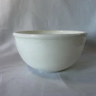 Vintage Fire King Mixing Bowl White Milk Glass Oven Ware 8 1/4"