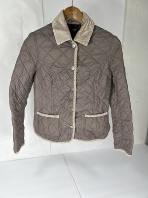 ESPRIT Vintage JACKET COAT Quilted WOMENS Small S Barn Coat Corduroy